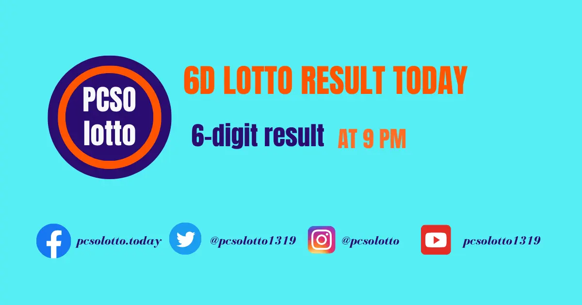 Lotto 6D Results Today Check 6 Digit Lotto Result